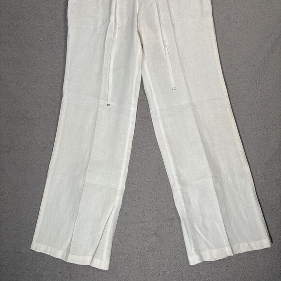 Lilly Pulitzer Women’s Pants Size M The Beach Pant Linen Wide Leg Beach‎ Resort - Picture 2 of 16